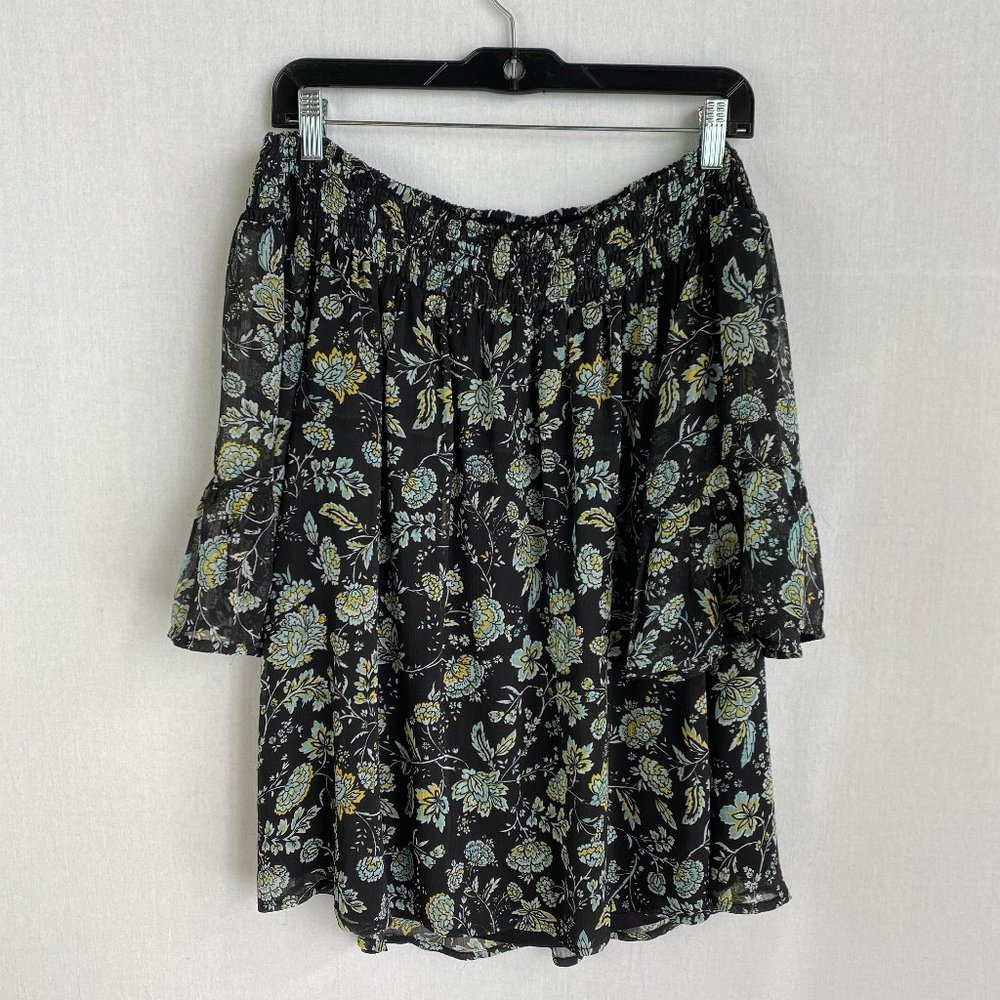 TORRID Off-shoulder Pattern Sheer Top - Picture 7 of 7